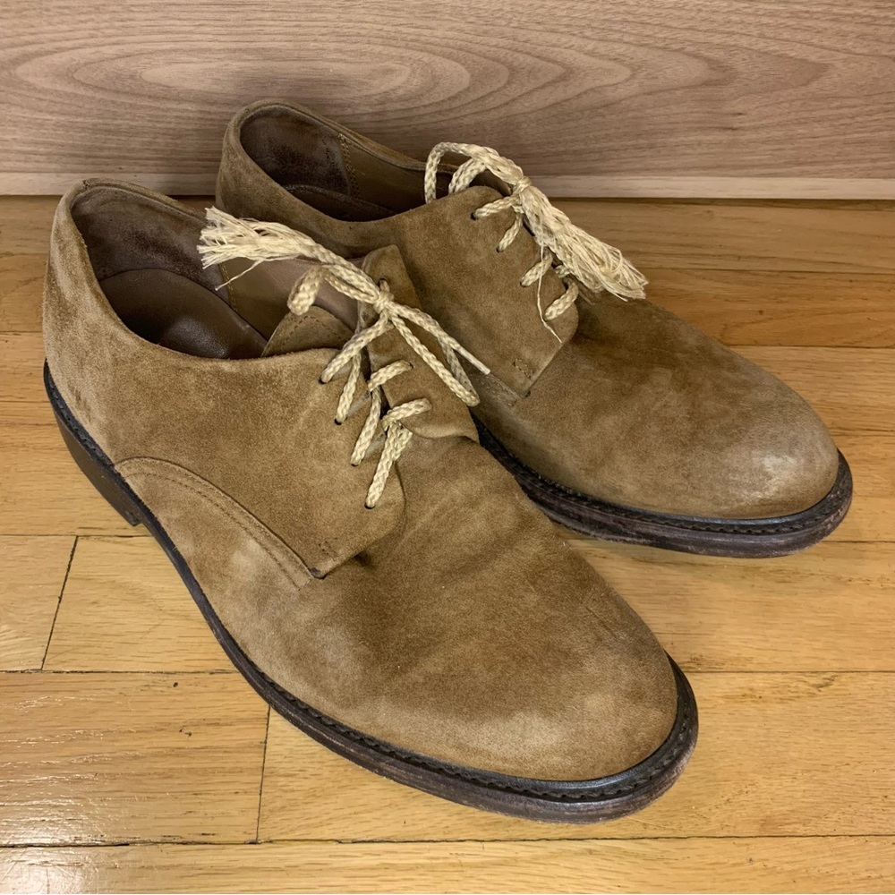 Vince Davies Leather Derby Shoes in Brown - Size 8 - Picture 2 of 10